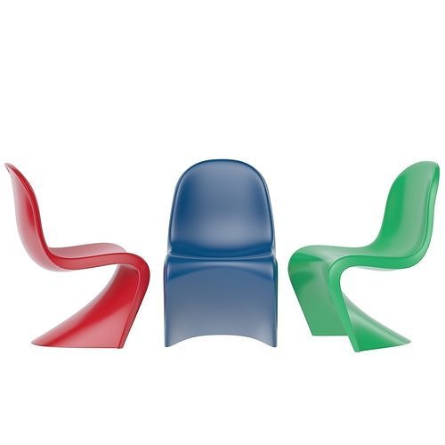 Panton chair 3D model 3