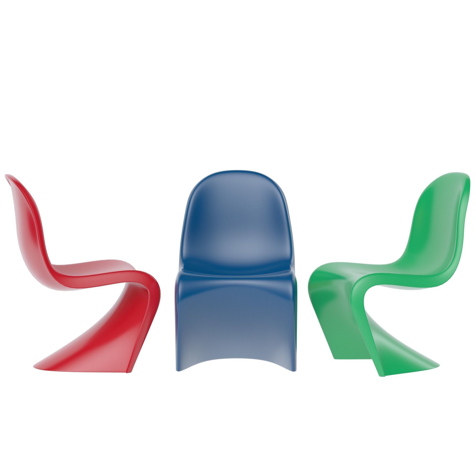 Panton chair 3D model_2