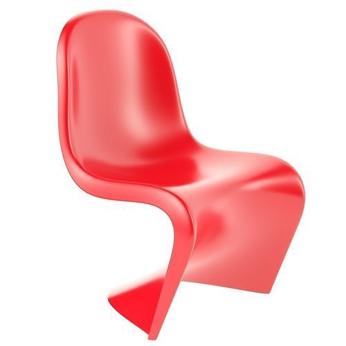 Panton chair 3D model 4