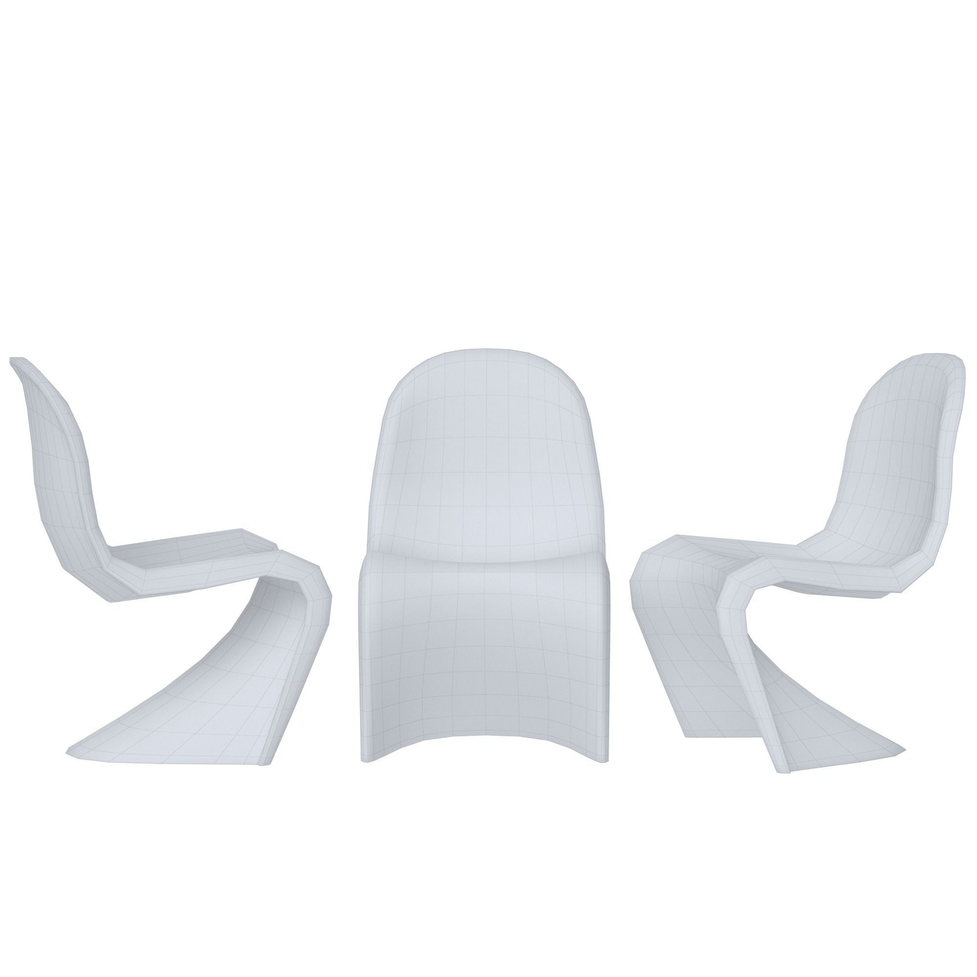 Panton chair 3D model_10
