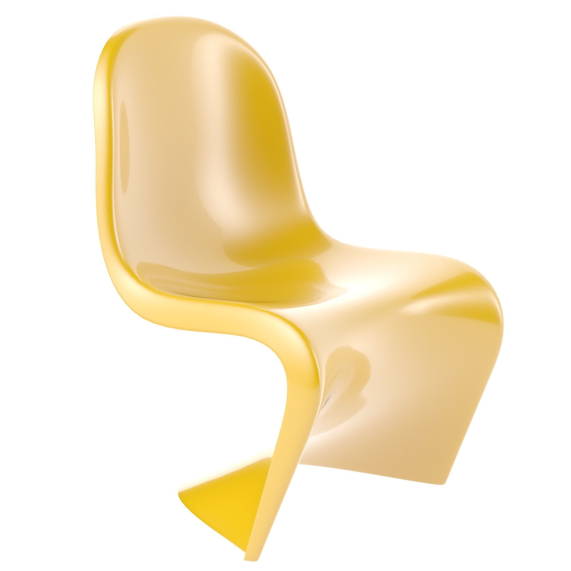 Panton chair 3D model_4