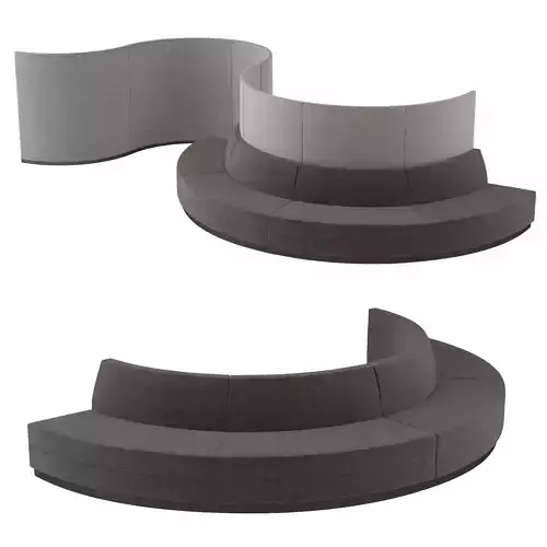 Office Curved Modular Sofa System