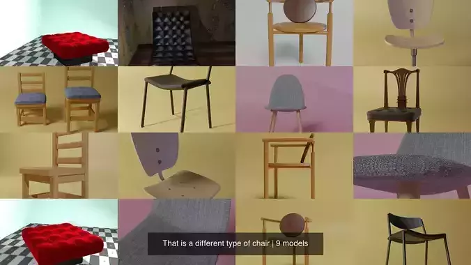 That is a different type of chair 3D Model Collection