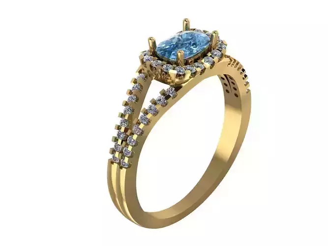 LADIES STONE RING