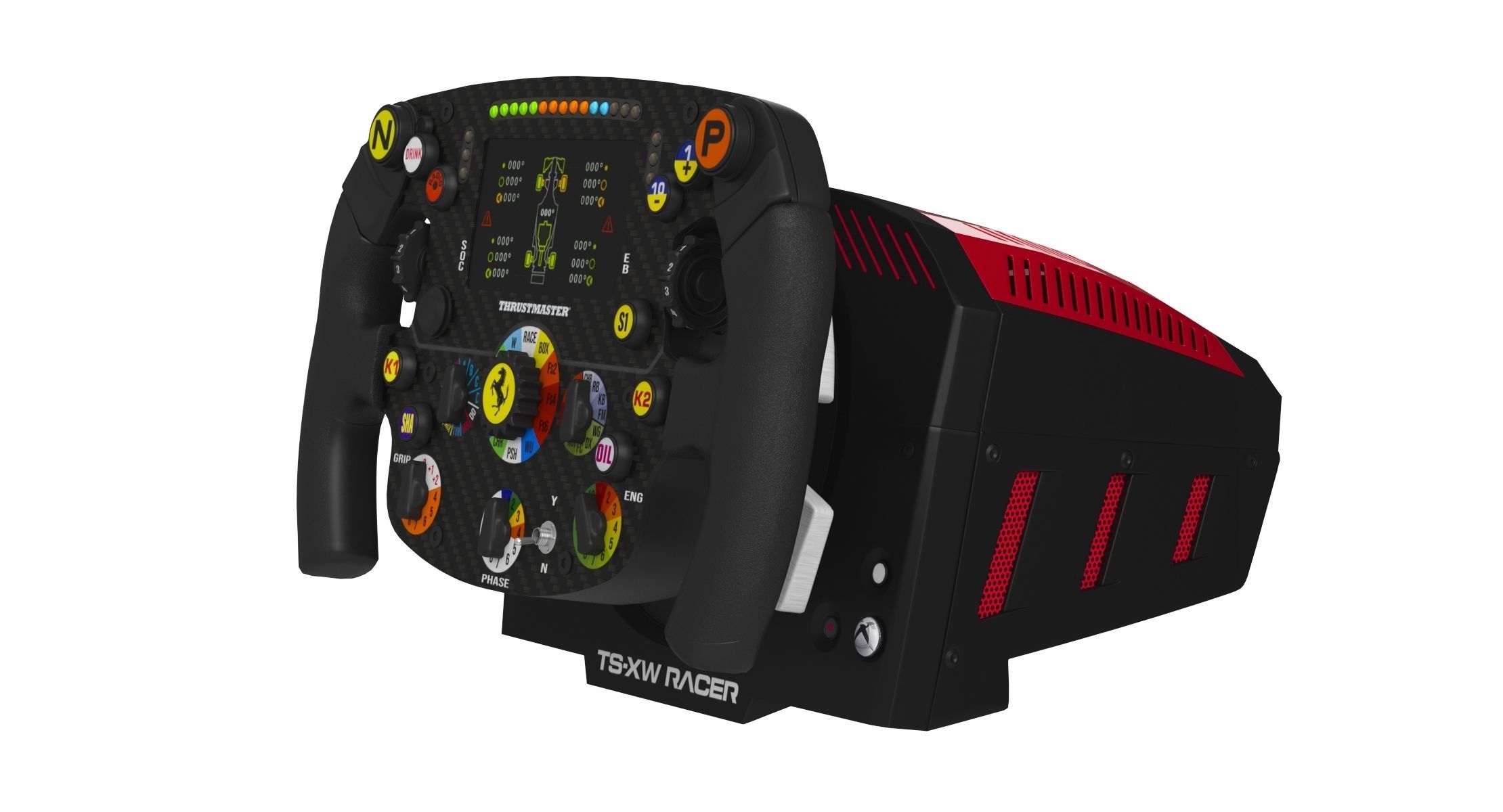 Formula 1 Racing Game Simulator Seat Triple Display 3D model_25