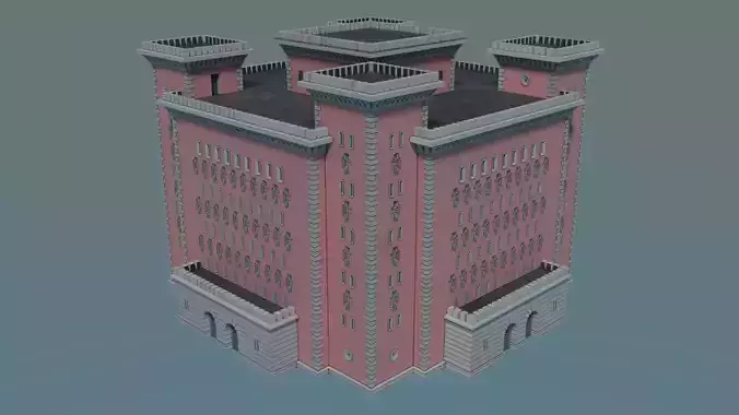 Reichsbahn Berlin Castle Plaster Red