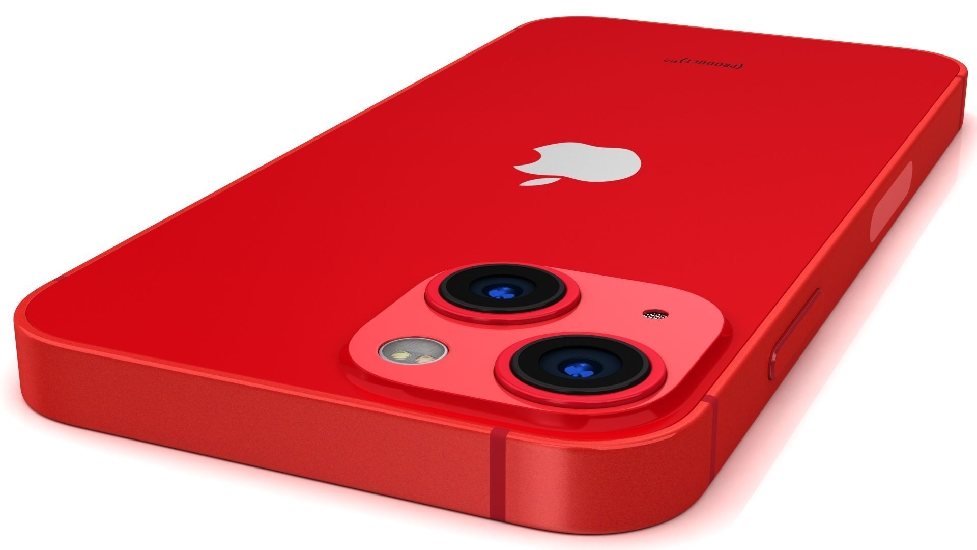 Apple iPhone 13 Mini Red 3D model_5