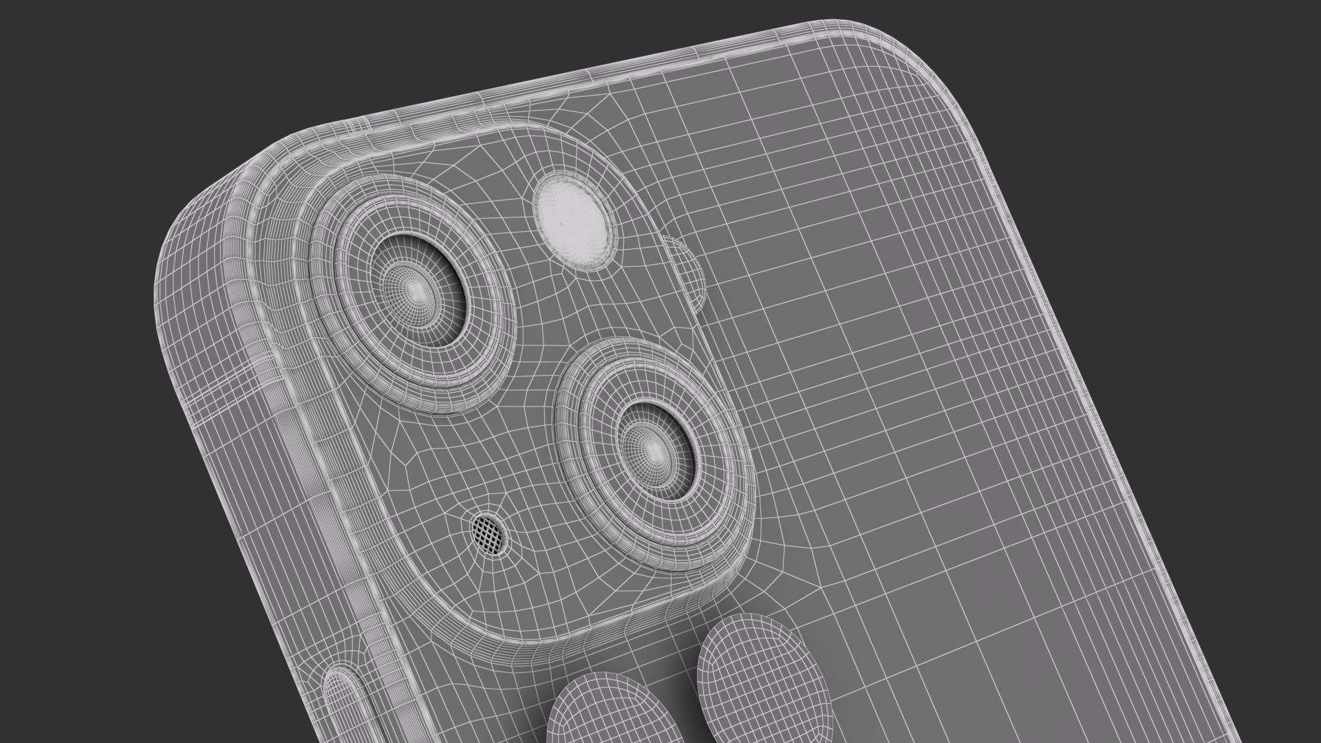 Apple iPhone 13 Mini Red 3D model_13