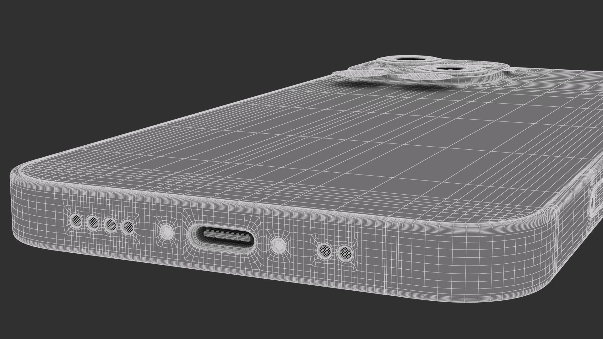 Apple iPhone 13 Mini Red 3D model_17