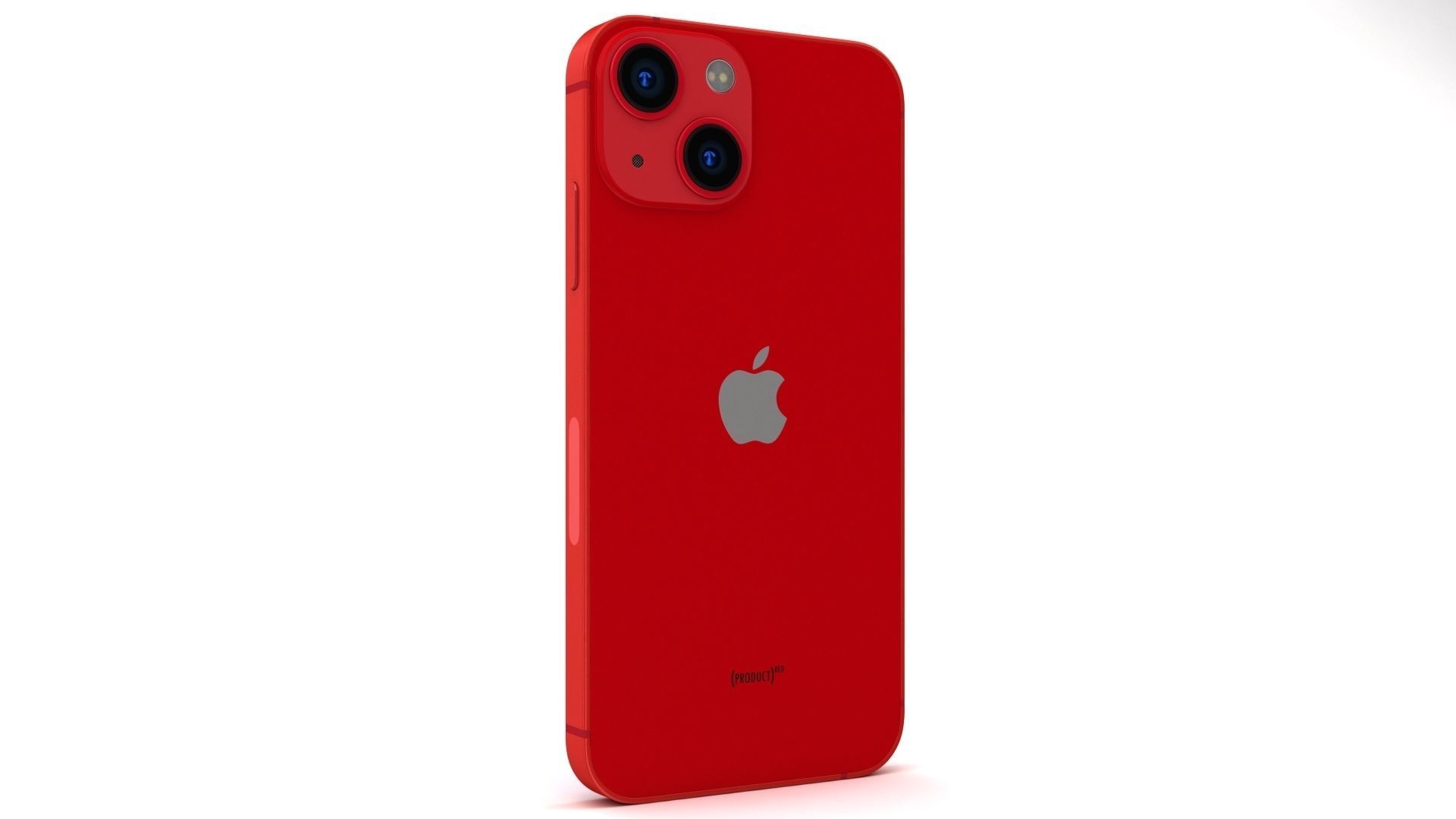 Apple iPhone 13 Mini Red 3D model_2