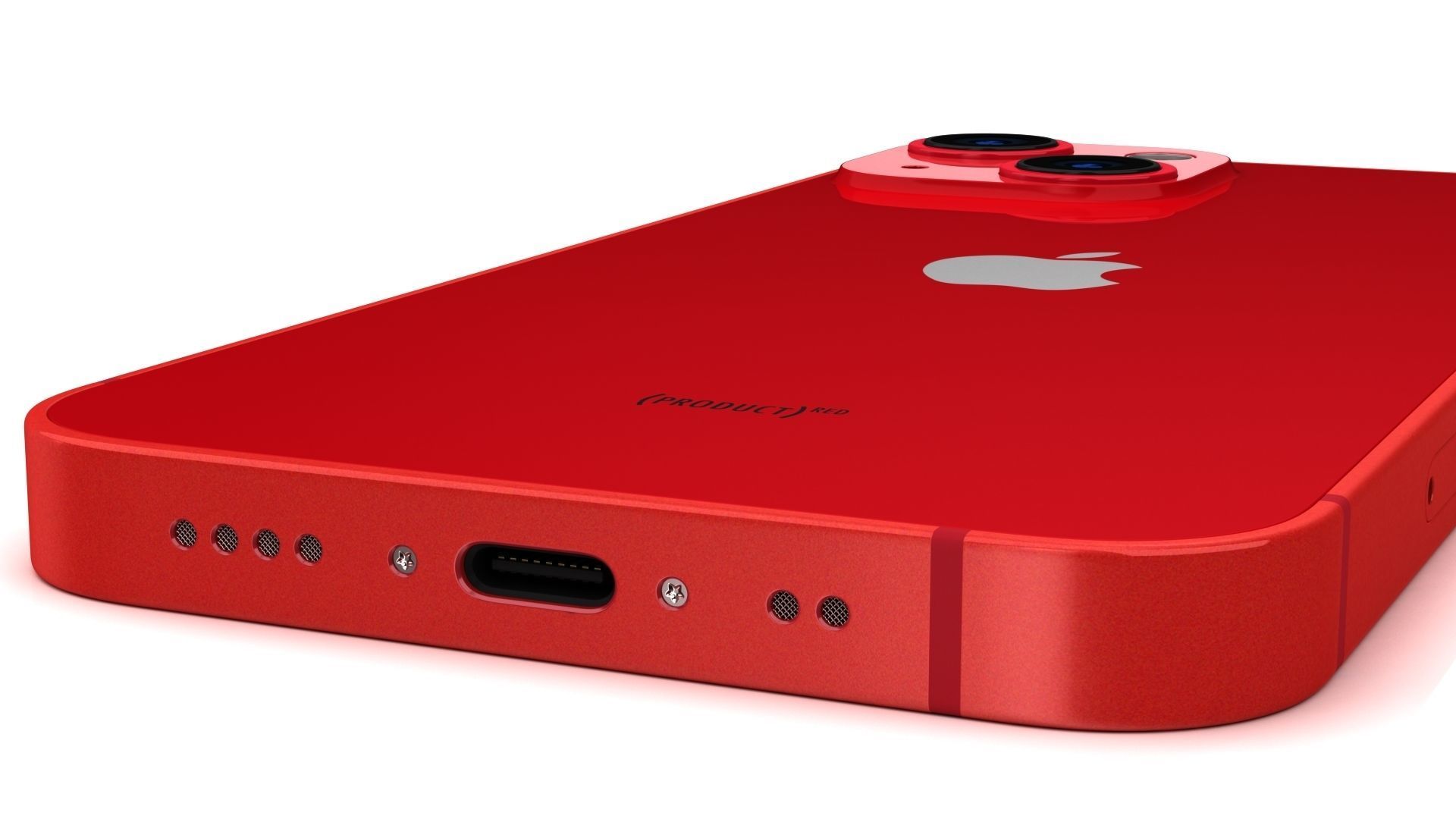 Apple iPhone 13 Mini Red 3D model_6