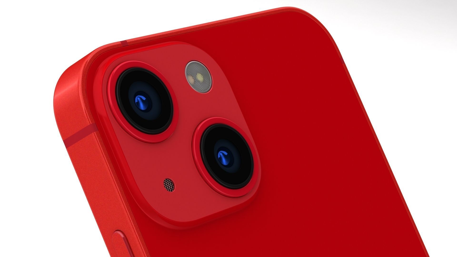 Apple iPhone 13 Mini Red 3D model_4