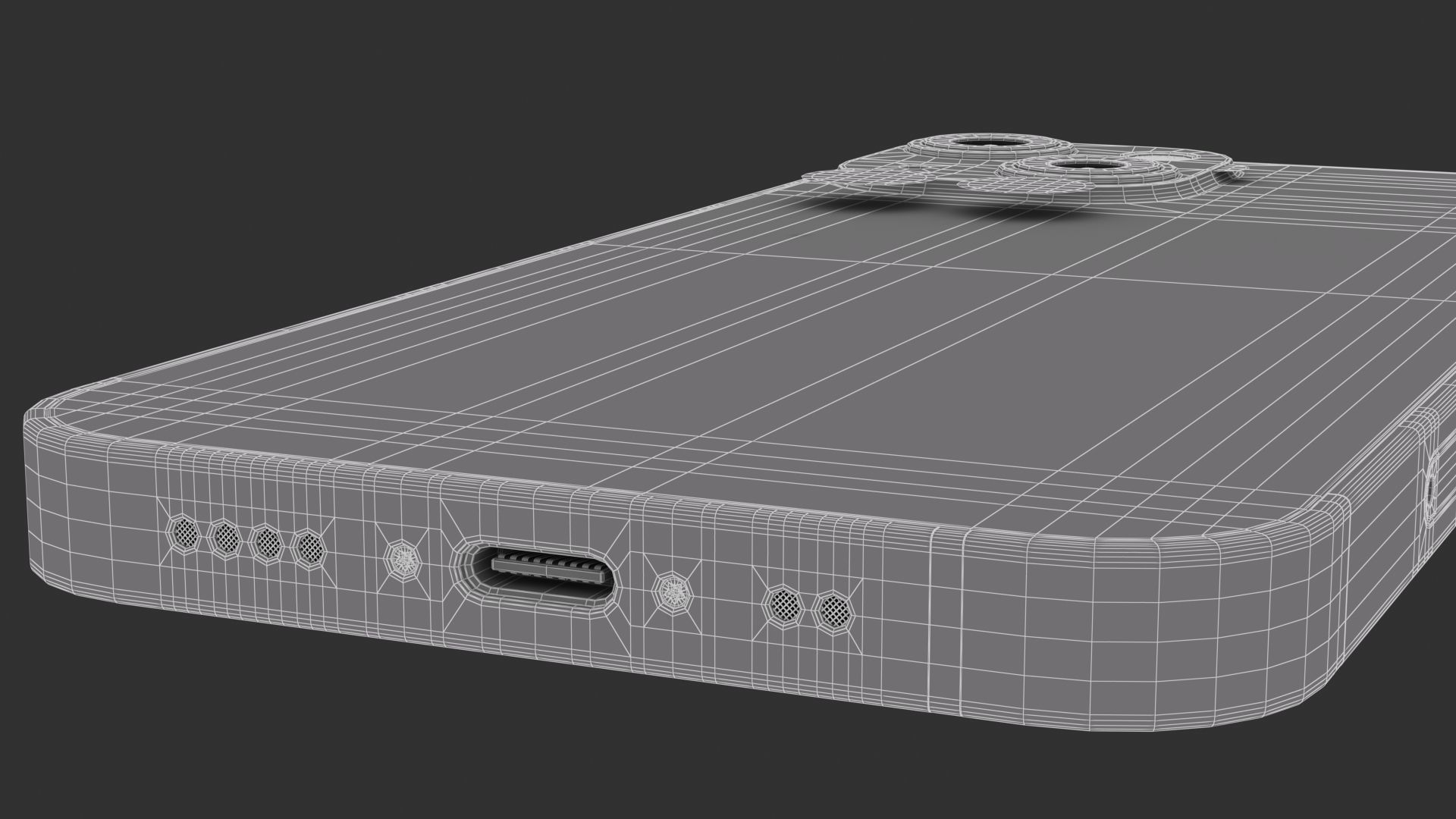 Apple iPhone 13 Mini Red 3D model_16