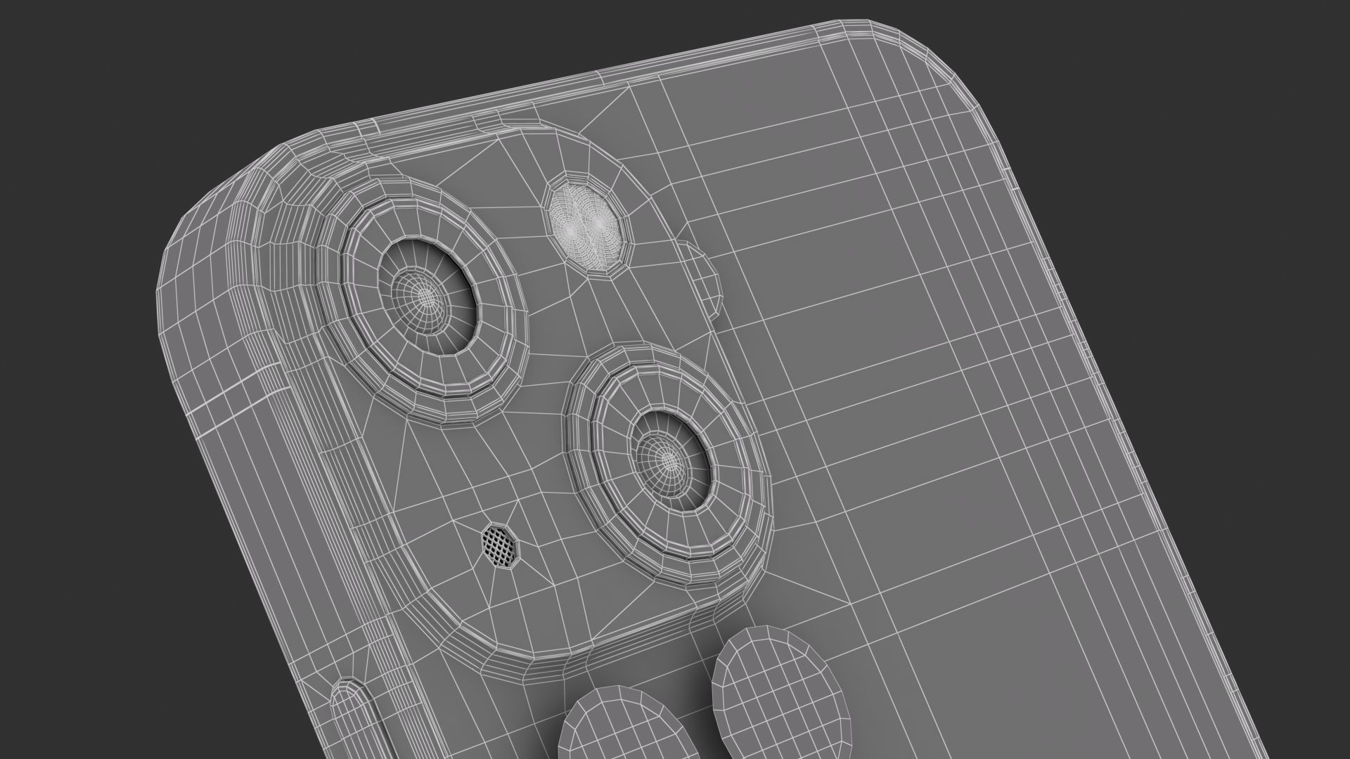 Apple iPhone 13 Mini Red 3D model_12