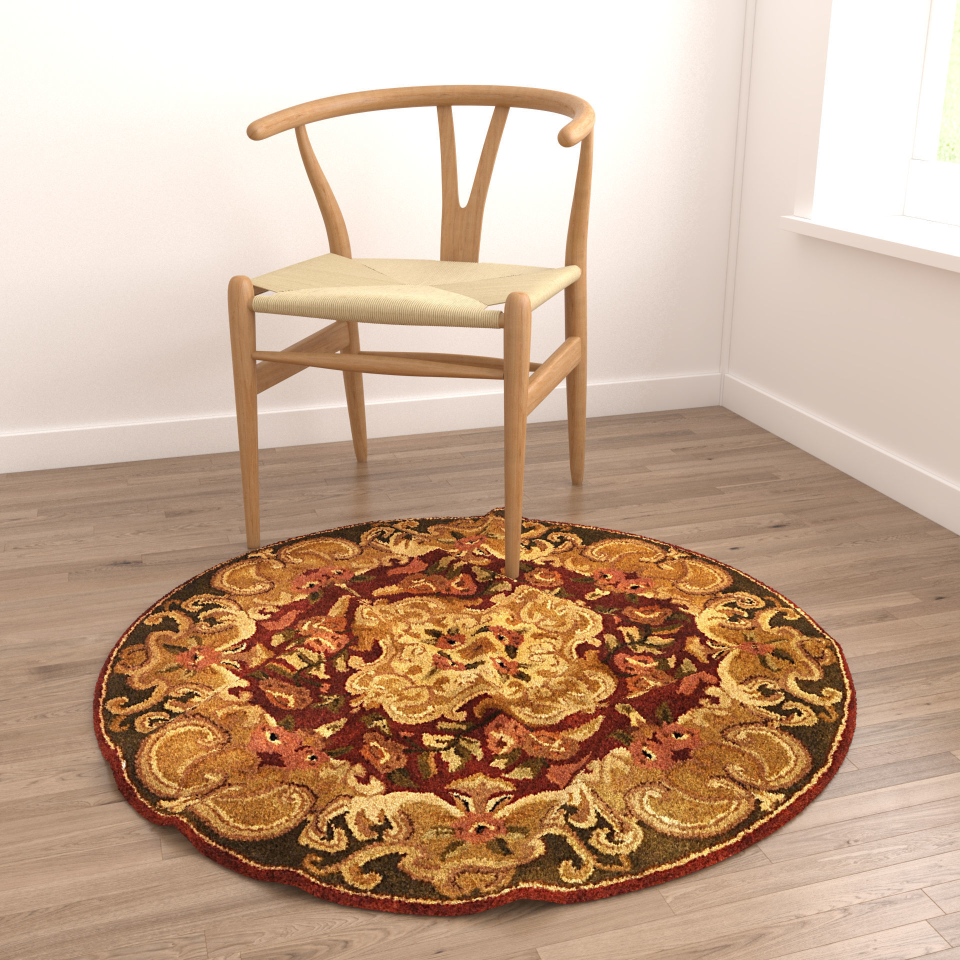 Rugs No 410 Low-poly 3D model_3