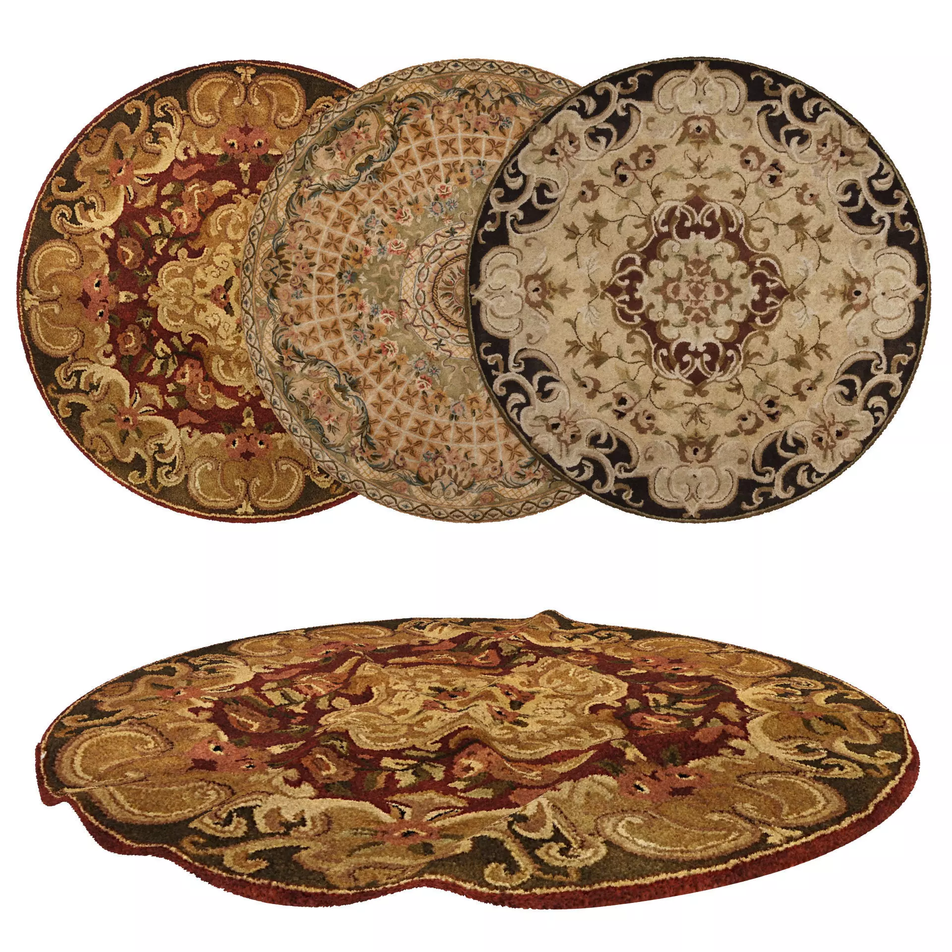 Rugs No 410 Low-poly 3D model_0