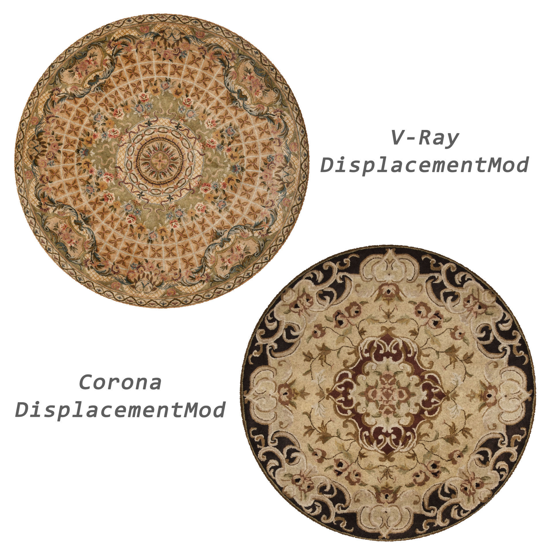 Rugs No 410 Low-poly 3D model_2