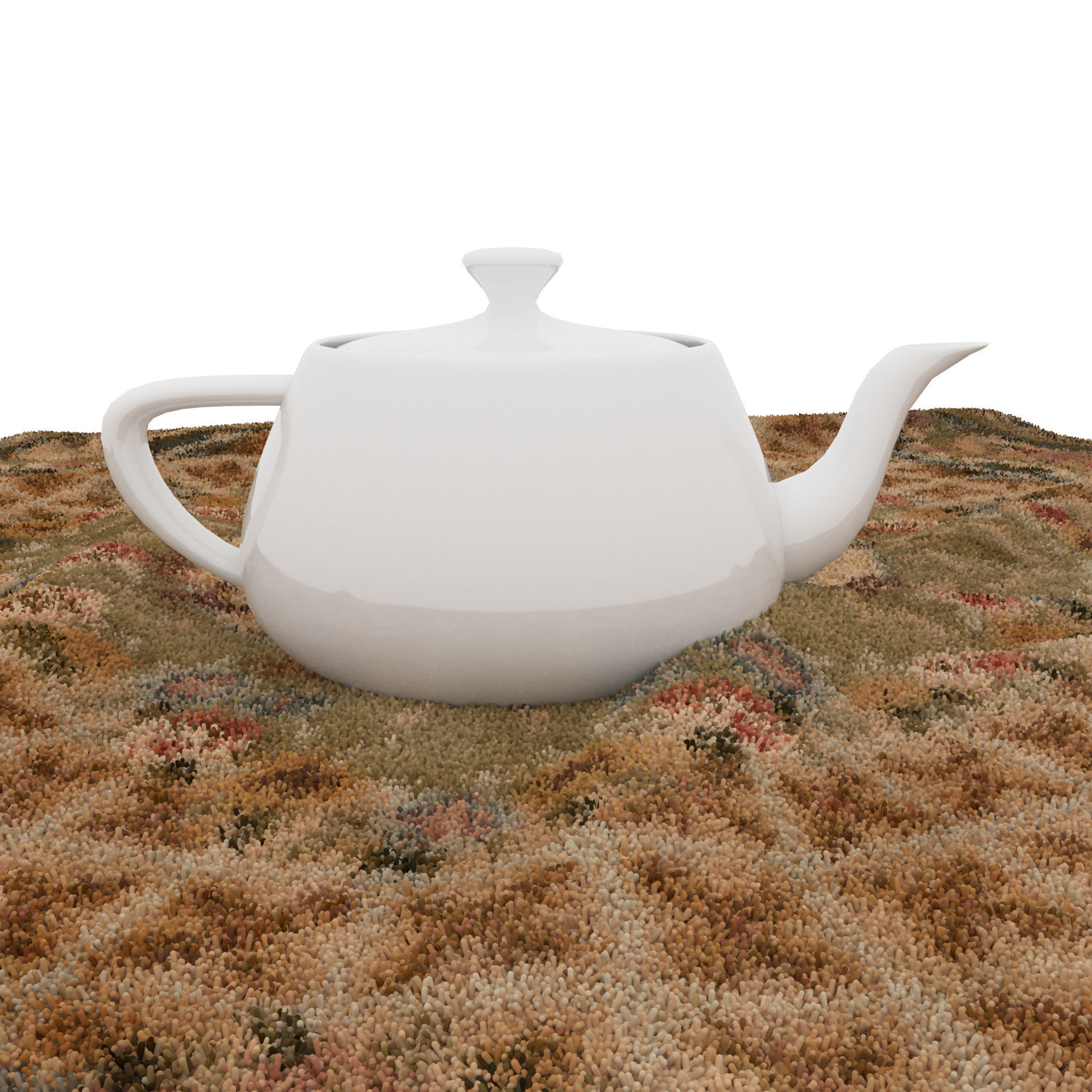 Rugs No 410 Low-poly 3D model_8