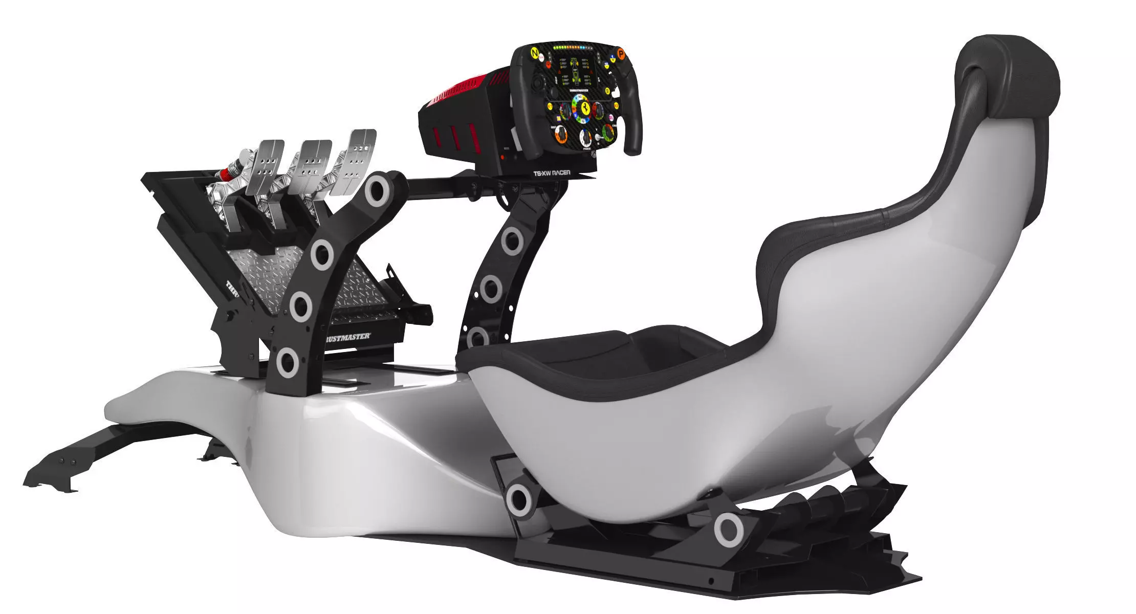 Formula F1 Racing Simulator Seat 3D model_0