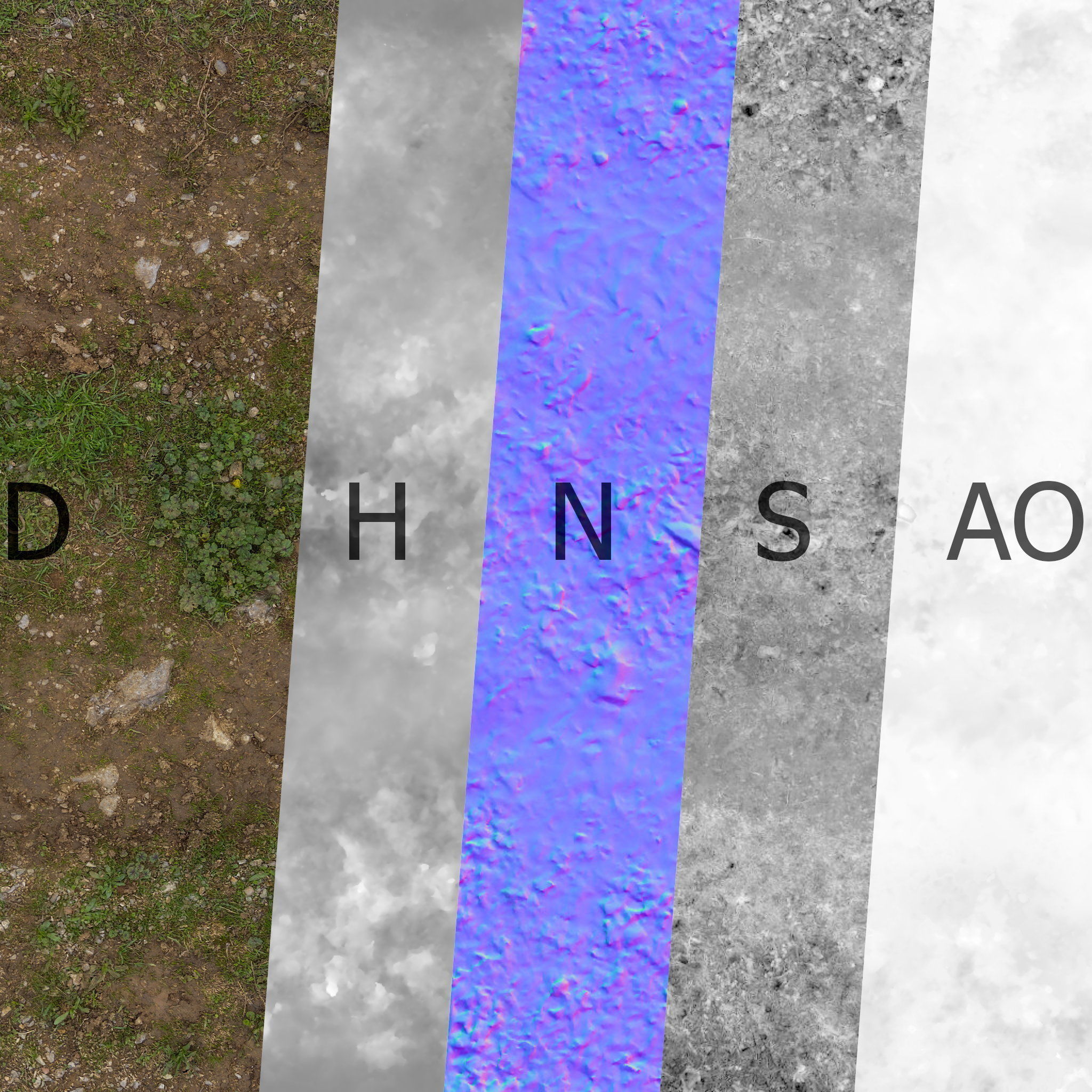  Dirt Road Material 06 3D model_7