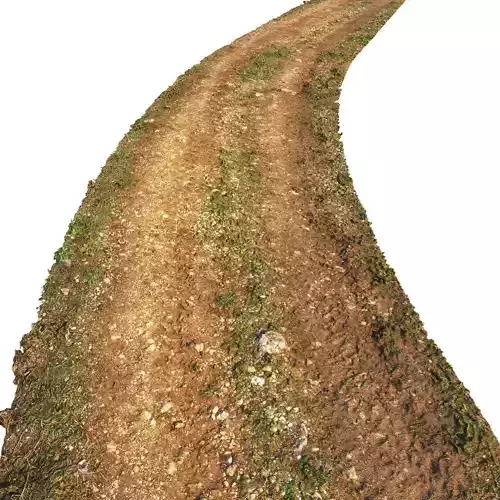  Dirt Road Material 06 3D model