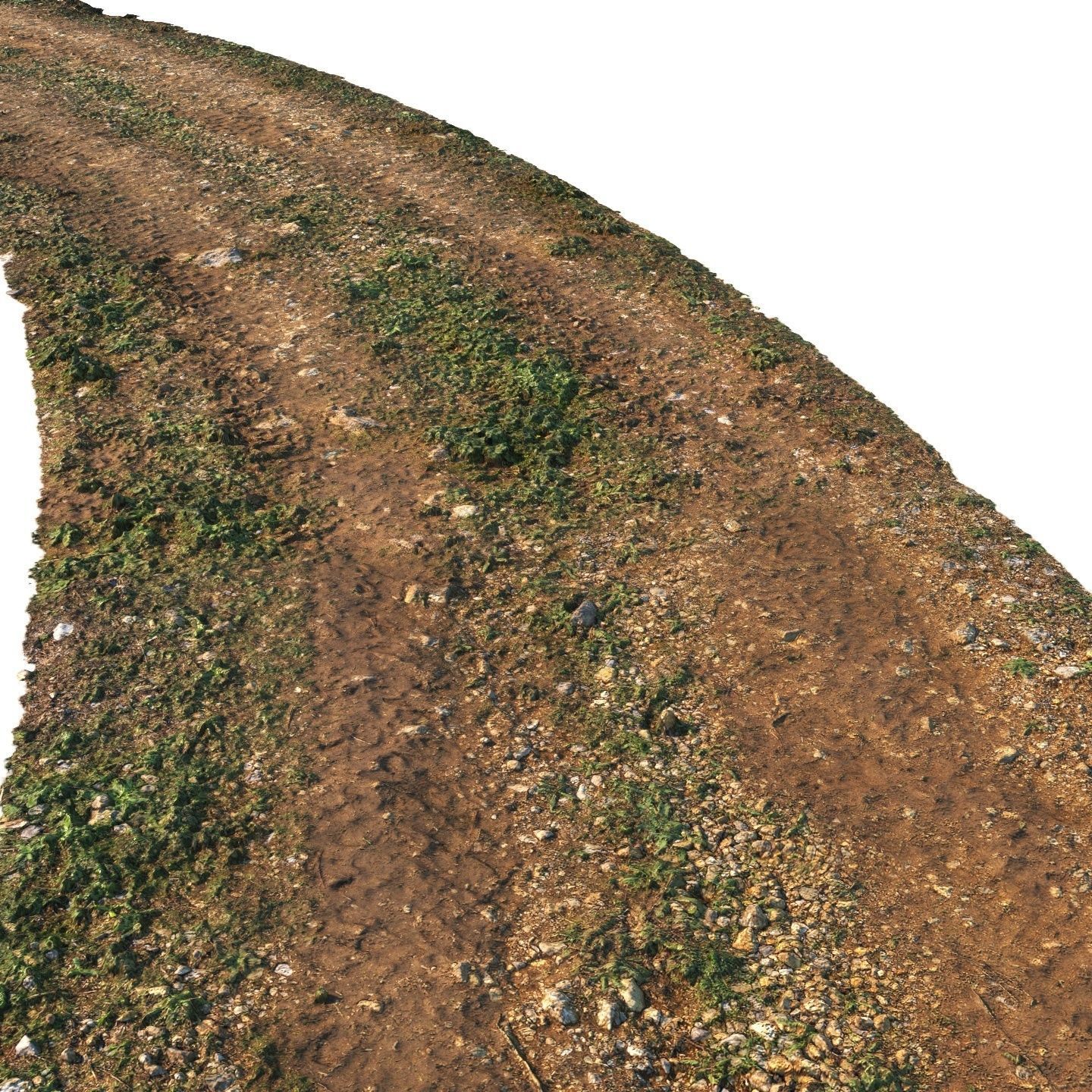  Dirt Road Material 06 3D model_2