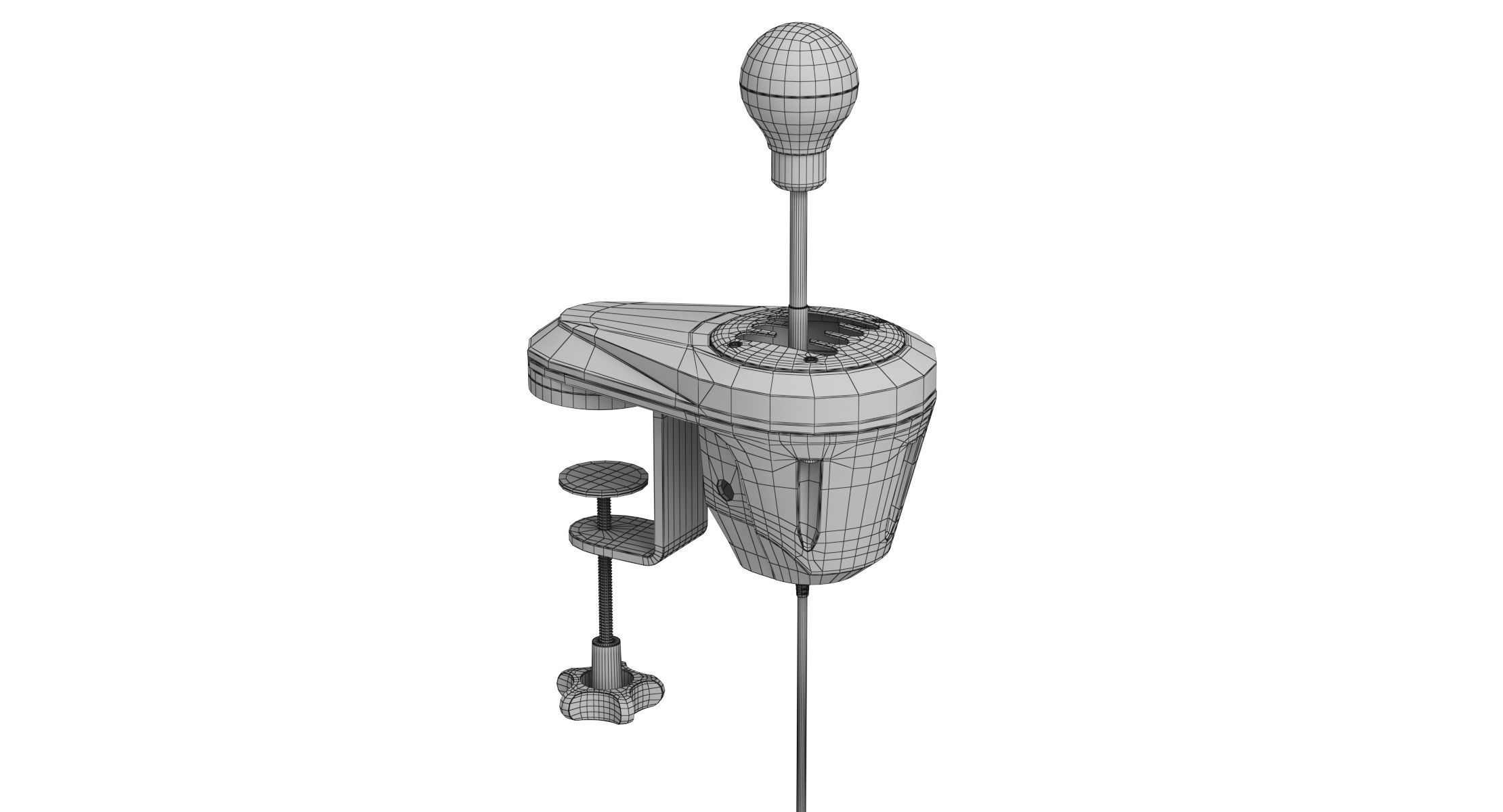 Racing Steering Wheel Controller Collection 3D model_43