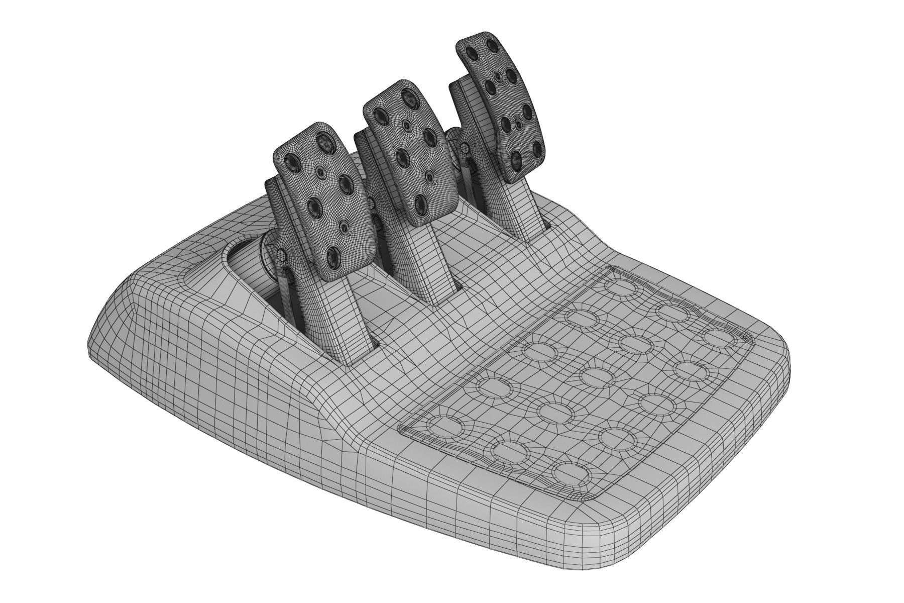 Racing Steering Wheel Controller Collection 3D model_40