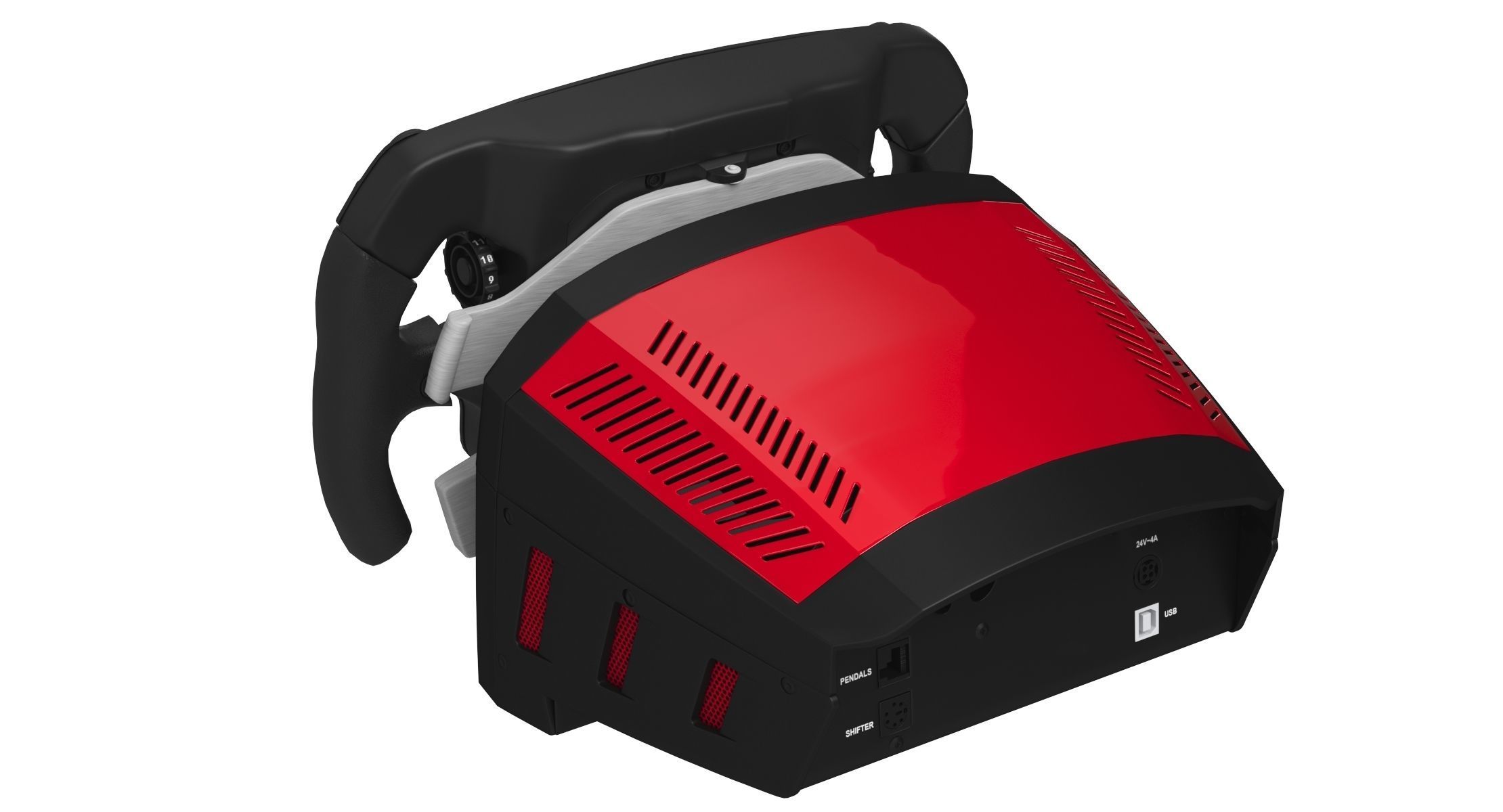 Racing Steering Wheel Controller Collection 3D model_17