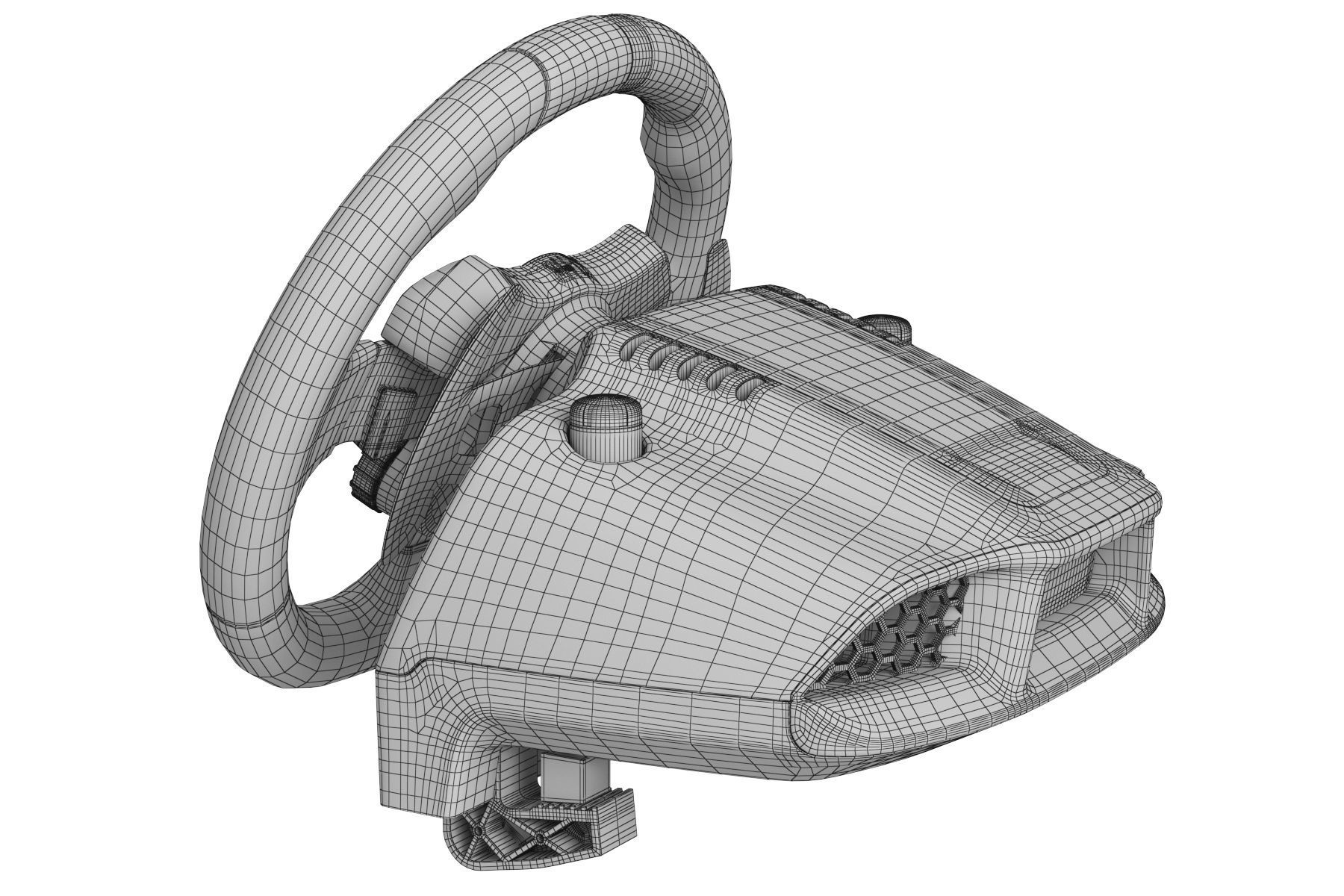 Racing Steering Wheel Controller Collection 3D model_49