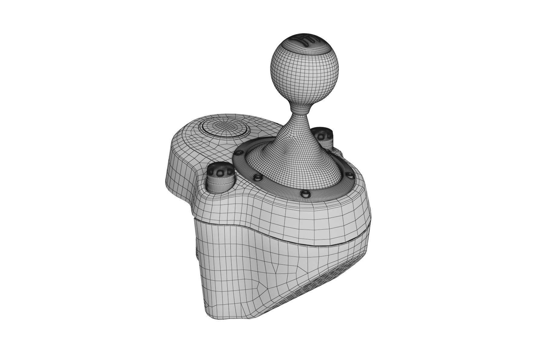 Racing Steering Wheel Controller Collection 3D model_42