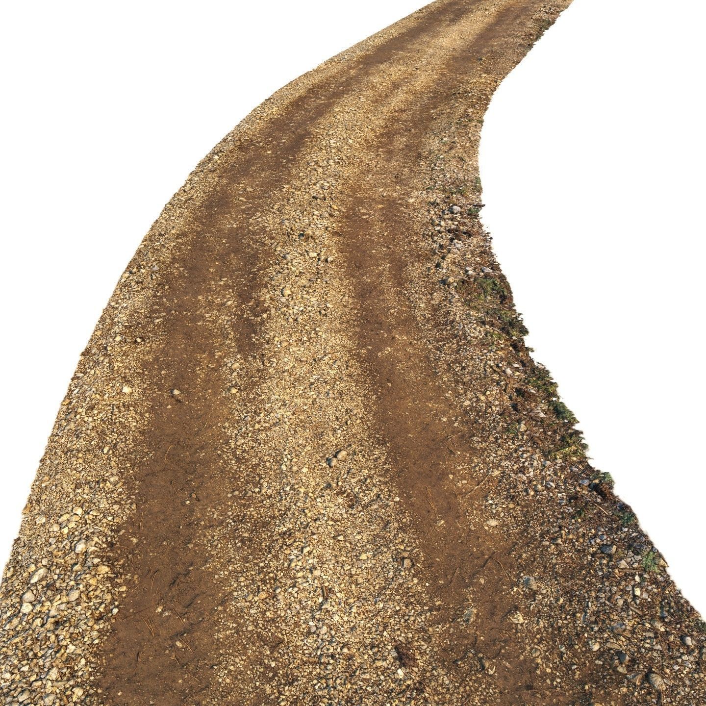 Dirt Road Material 07 3D model_3