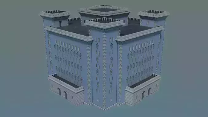 Reichsbahn Berlin Castle Plaster Blue