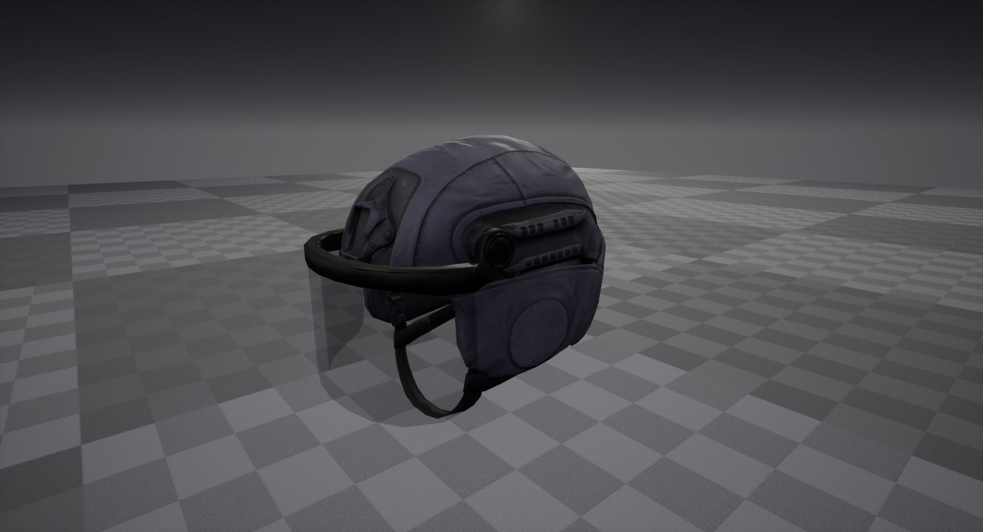 C1300 Helmet Low-poly 3D model_12