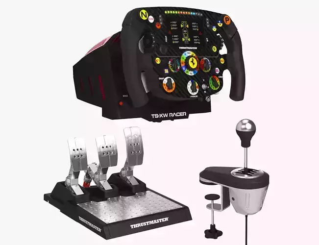 Thrustmaster Racing Steering Wheel Controller Set 3D model