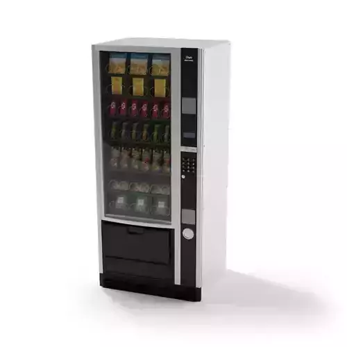 Black Vending Machine