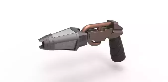 Kazon Phaser pistol from Star Trek Voyager TV series 3D print model