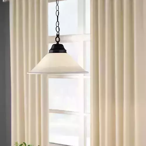 Whitbeck Light Single Bell Pendant - 2 Colour