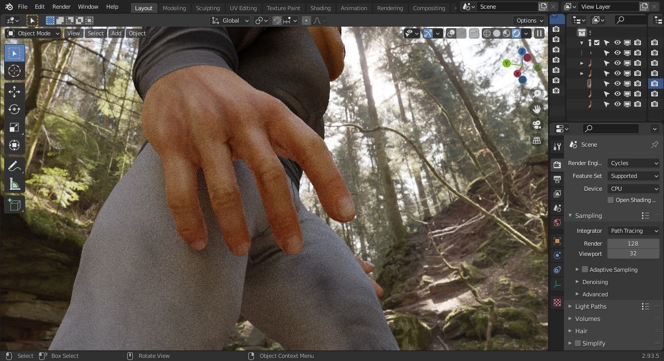 Gimmy-3d-character-fully-rigged man on rock 3D model_6