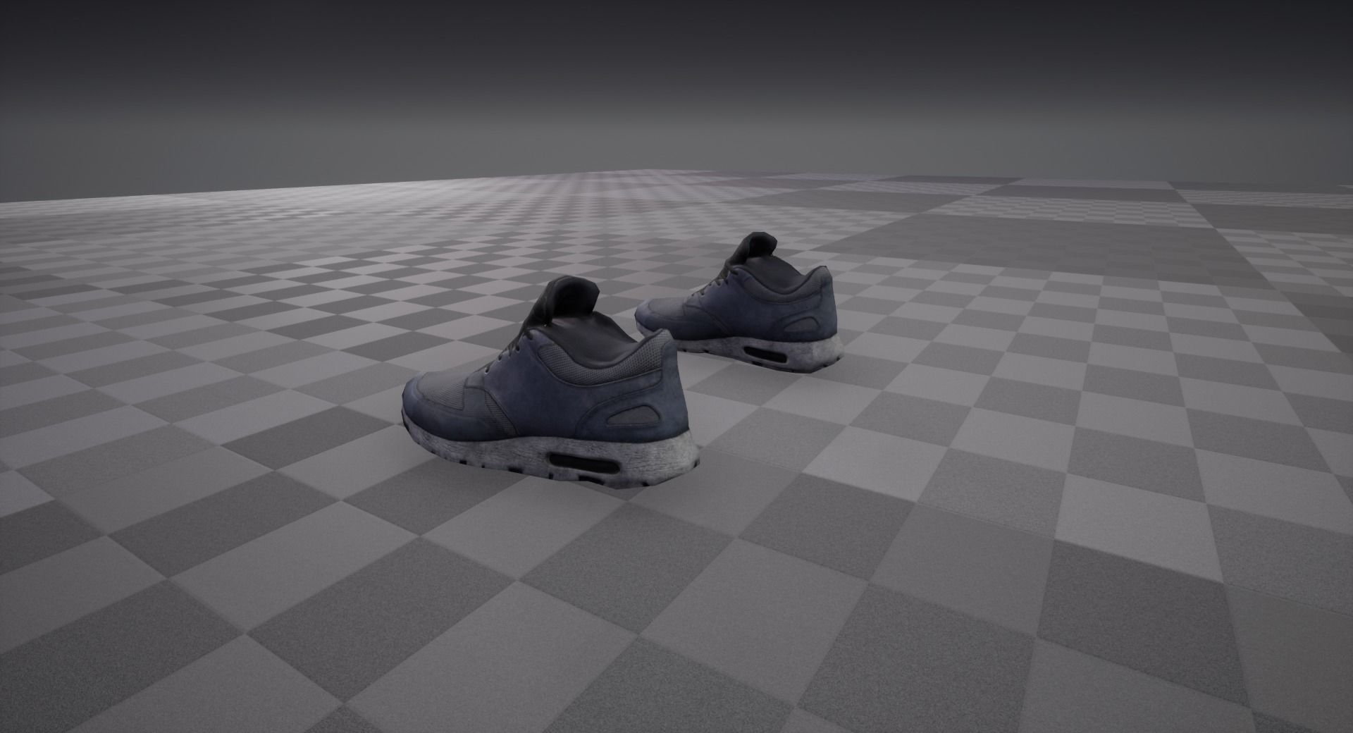 Sneakers nike air max Low-poly 3D model_17