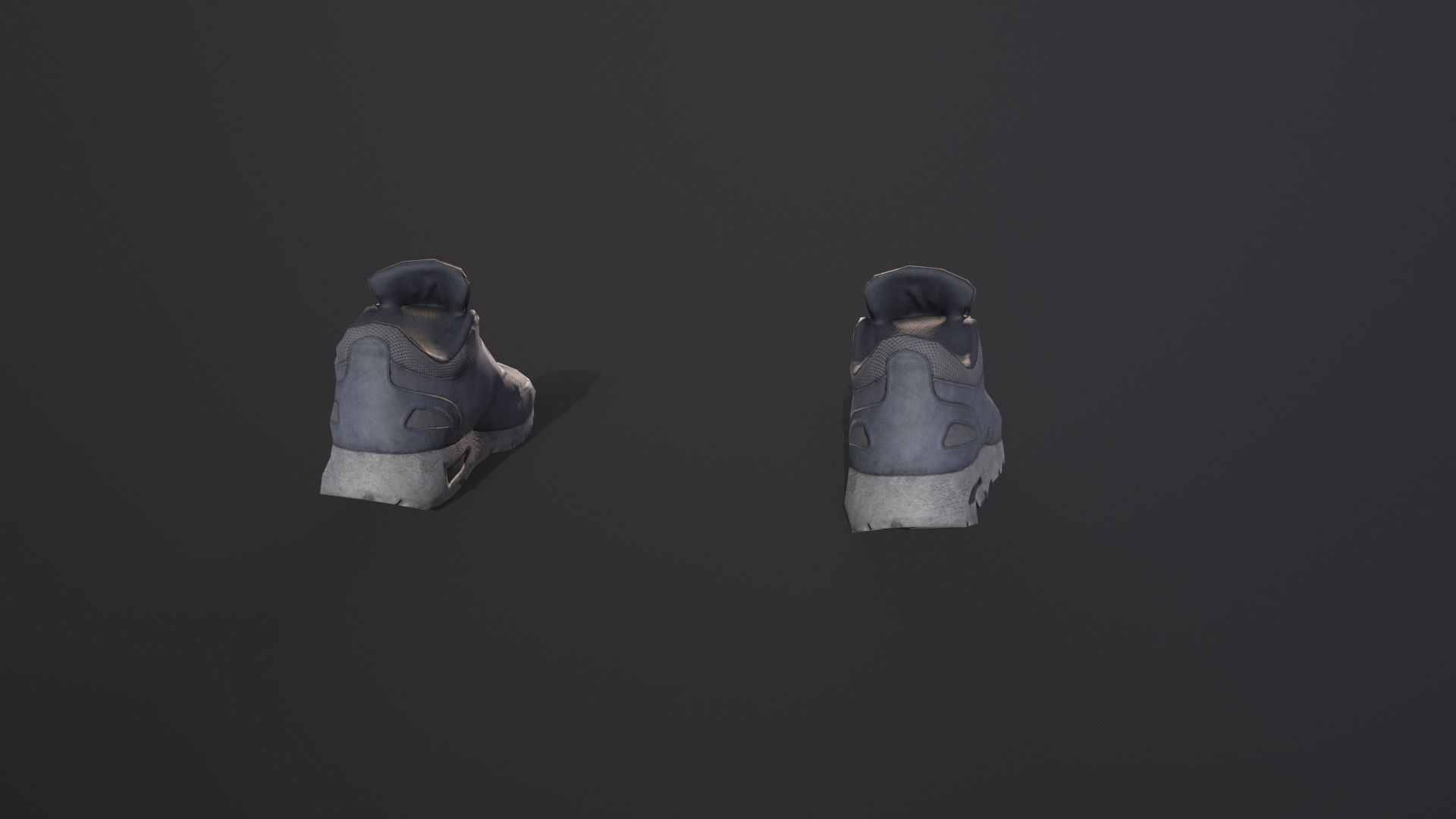 Sneakers nike air max Low-poly 3D model_8