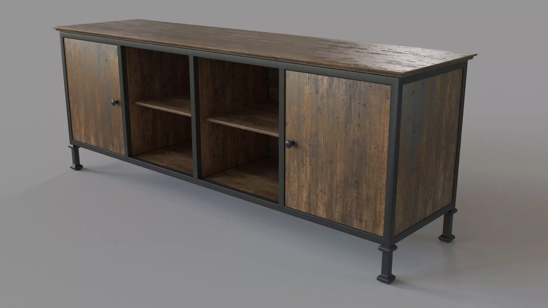Johntai Transitional 72 TV Stand 3D model_0