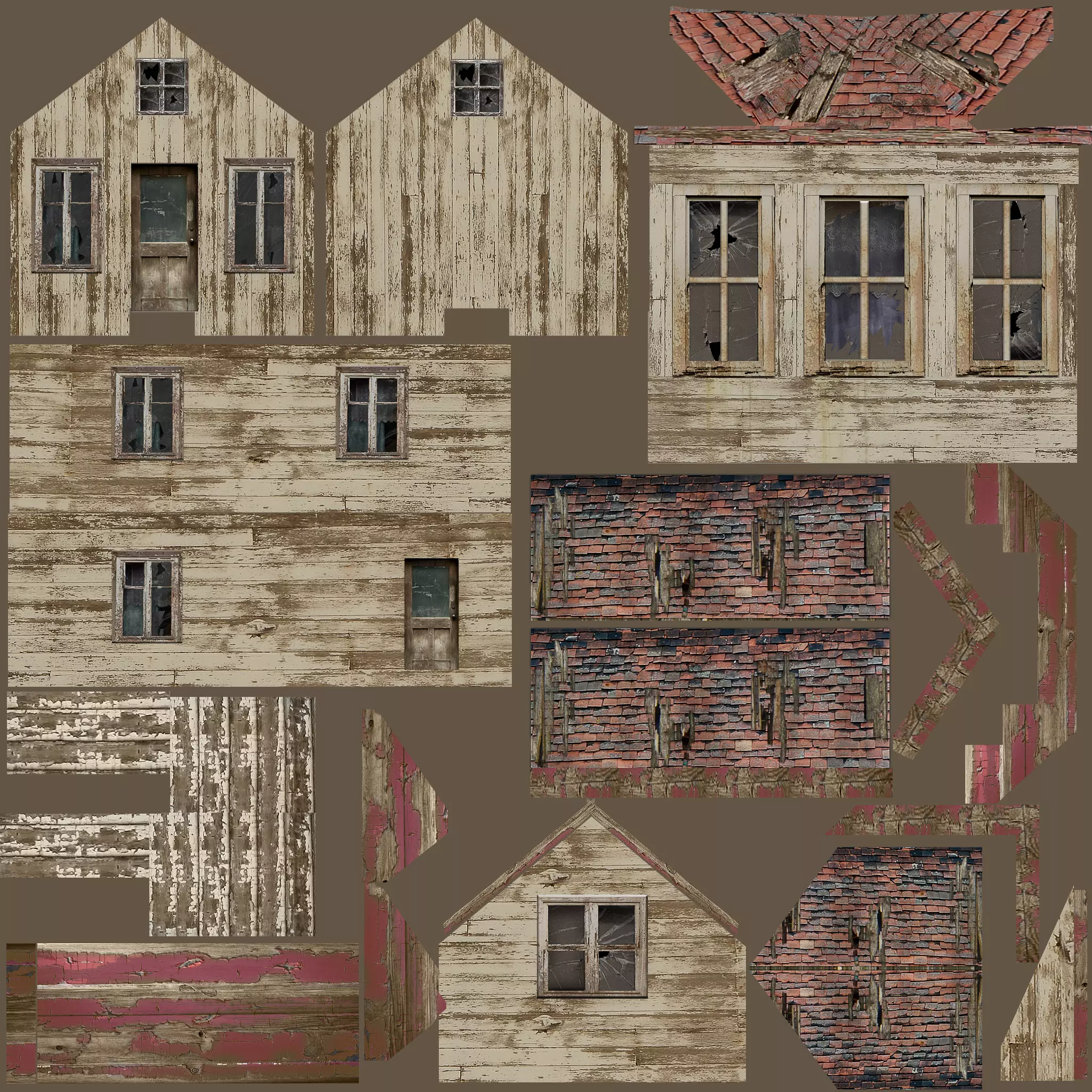 Cottage shabby chic house kit Texture_0