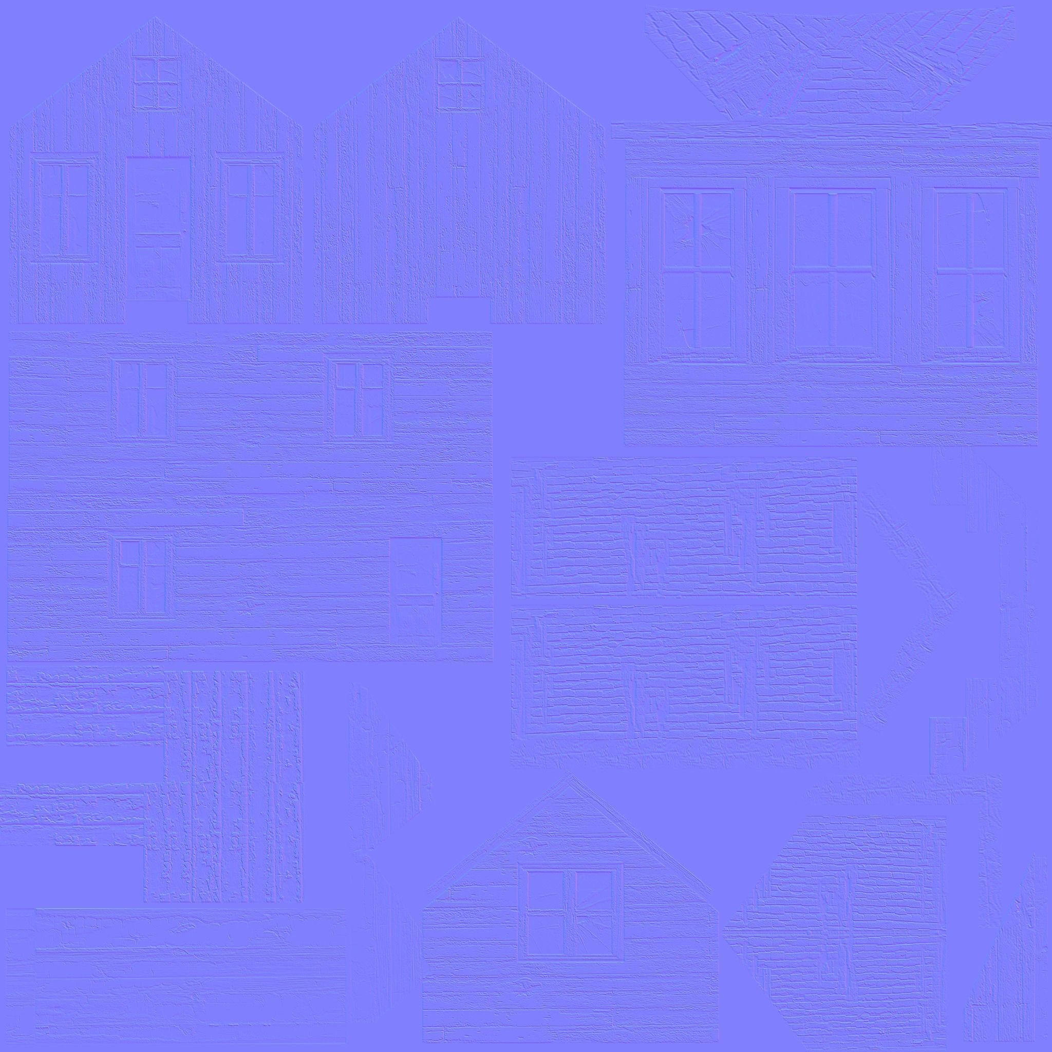 Cottage shabby chic house kit Texture_1