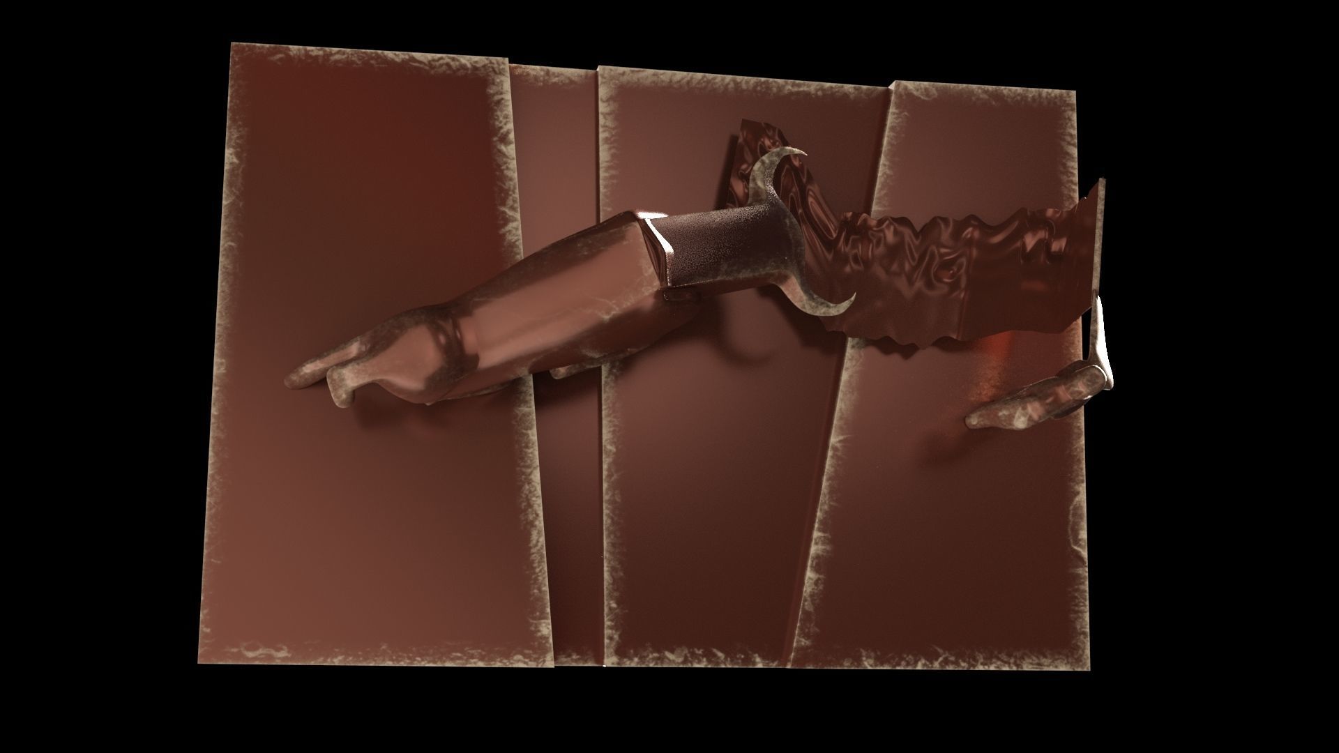 Bull fighting statue From Dune Movie 3D model_5