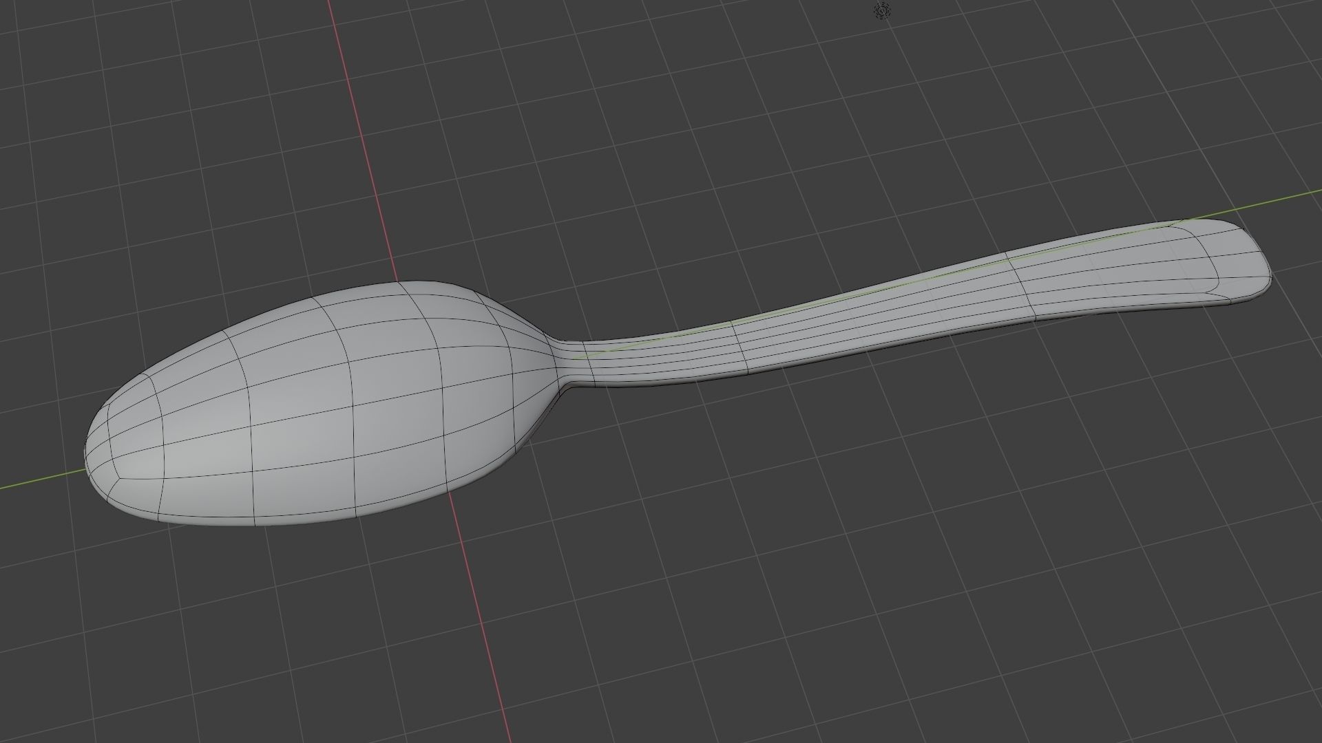A 3D Simple Classic Spoon 3D model_10