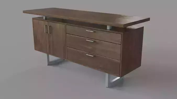 Clybourn Walnut Credenza