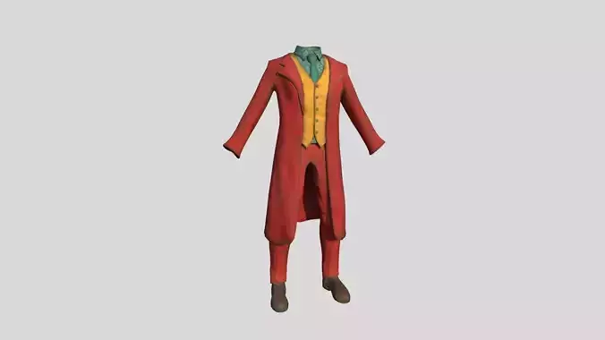 Joker Outfit 04 Red Dirt - Character Design Fashion