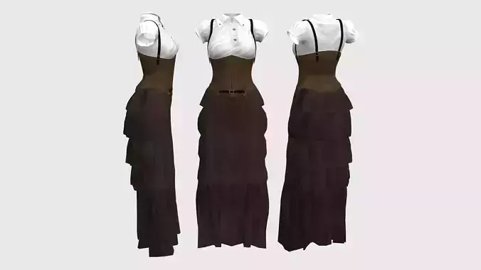 Steampunk Librarian Outfit