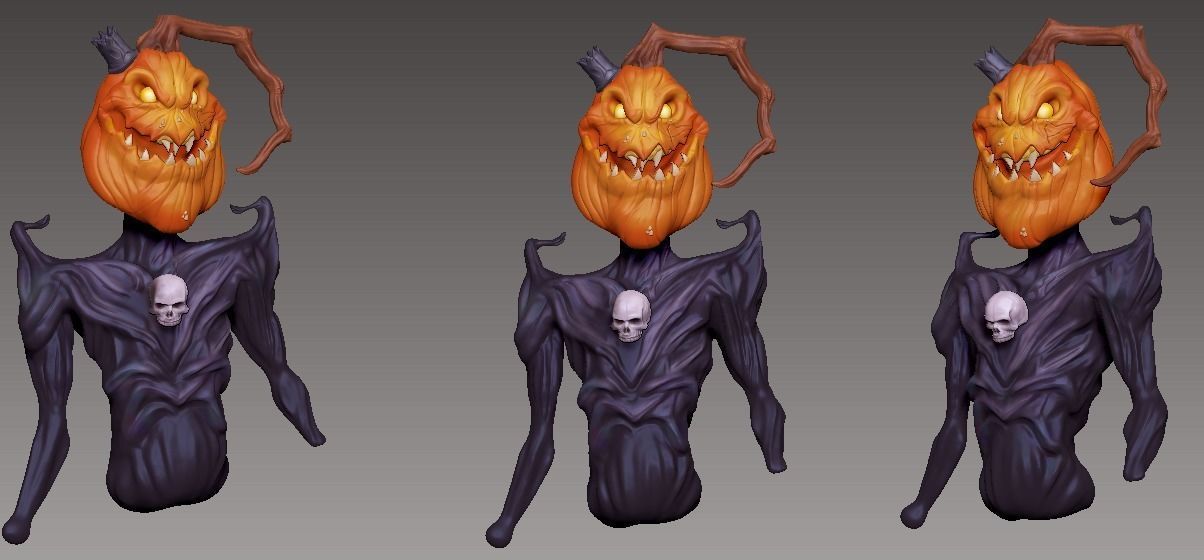 Pumpkin King Halloween Special 3D print model_10